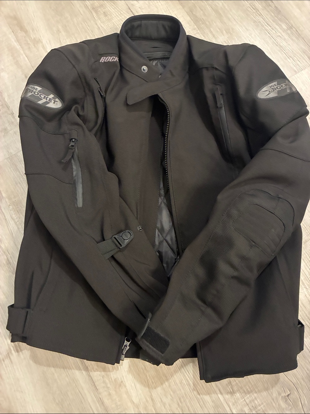 Joe Rocket Black Performance Motorcycle Jacket
